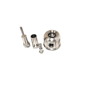 Ensemble de pièces mécaniques en aluminium usinées CNC avec bride et roulements - Product Image 3