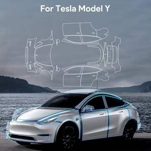 <span class=keywords><strong>Film</strong></span> de protection de peinture en TPU <span class=keywords><strong>invisible</strong></span> spécifique à la voiture, dédié au Tesla Model Y, 20-24 - Product Image 1