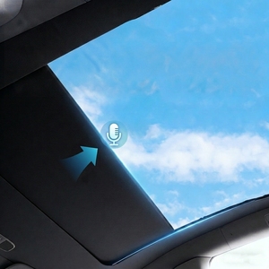 Tendina Parasole Pieghevole in Tessuto per Tetto Elettrico BYD Seal EV con Pulsante di Controllo Vocale, Design Anti-Pizzicamento Senza Danni, Protezione Solare Efficace - Product Image 1
