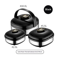 Moderner Edelstahl-Reiskochtopf mit Wärmespeicherfunktion, Quadratische Lunchbox mit Großer Kapazität und Griff