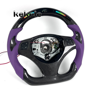 Volante de fibra de carbono estilo LED RPM morado para <span class=keywords><strong>BMW</strong></span> E90 <span class=keywords><strong>E60</strong></span> E61 E62 E63 E64 E88 E92 E91 E93 X3 M3 330i <span class=keywords><strong>330d</strong></span> 335i 318i M3 - Product Image 3