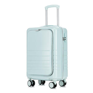 Ensemble <span class=keywords><strong>de</strong></span> bagages légers et durables à ouverture frontale, 20 pouces, roues universelles silencieuses, capacité multi-pièces, logo personnalisé - Product Image 2