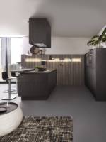 MOQ Kecil Diterima Kabinet Dapur Modular Stainless Steel Mewah Minimalis Ramah Lingkungan Granit Ramah Apartemen 24/7