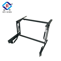 B04-5D mécanisme de levage de table à ressort robuste 490-850mm cadre de largeur réglable pour grande pièce de meubles de salon et de chambre à coucher