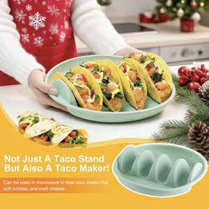 Soportes de Silicona Reutilizables y Ecológicos, Aptos para Lavavajillas y Microondas, Nuevos Soportes para Servir Tacos en Fiestas - Product Image 3
