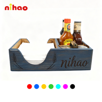 NIHAO Distributeur de serviettes en bois pour comptoir de café, hôtel, restaurant, organisation de table