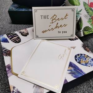 Impresión de logotipo personalizado de alta calidad Tarjeta de agradecimiento Apto para pequeñas empresas Impreso en cartón de papel elegante con su propio diseño - Product Image 6