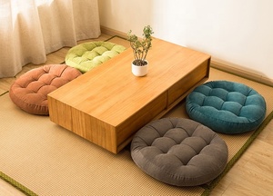 Jym Hot Bán Đa Chức Năng Polyester Bền Phòng Khách Ghế Đệm Vuông Thảm Màu Rắn Thắt Lưng Gối Ghế Đệm - Product Image 4