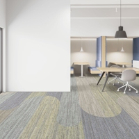 Dalles de moquette en nylon de qualité supérieure 25x100 cm, dalles de moquette emboîtables, dalles de moquette de luxe amovibles pour moquette de cinéma maison