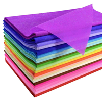 Production de masse papier de soie coloré emballage en vrac papier artisanal 20x26 "Art cadeau décoration rouleau de pâte de bois résistant à la graisse de luxe