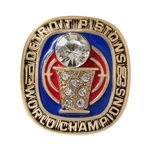 Bague de champion <span class=keywords><strong>NBA</strong></span> 1989 des Detroit Pistons, vente directe d'usine pour les fans de basket-ball - Product Image 2