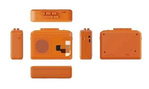 Wholesale Retro Orange Portable Cassette Player And <b>Recorder</b> With Built-in Speaker And USB Support <b>Tape</b> To MP3 Conversion Person - Product Image 4