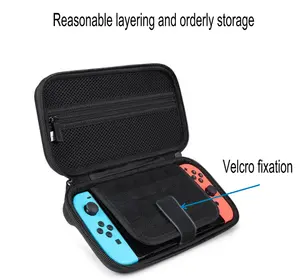 Прочный наружный удобный в переноске защитный чехол для хранения видеоигр для Nintendo Switch и аксессуаров