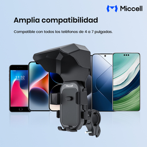 Soporte Miccell para Teléfono Móvil con Protección Solar y Contra la Lluvia, y Ángulo Ajustable para Bicicletas y Motocicletas Eléctricas - Product Image 3