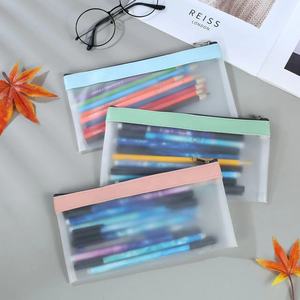 กระเป๋าใส่เงินสดผิวด้านแบบสั่งทำซองใส่ดินสอความจุเยอะโปร่งใสมีโลโก้สอบซองใส่เงินสด - Product Image 5