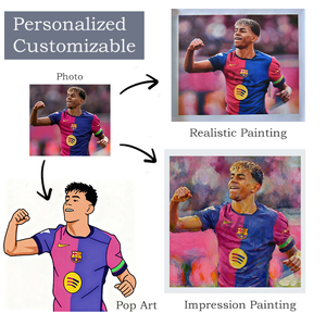 Ritratti di Figure Femminili Dipinti a Mano di Alta Qualità, Dipinti a Olio Realistici Personalizzati da Foto - Product Image 2