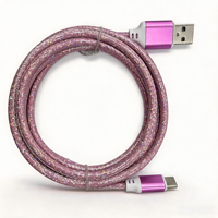 Cable de Datos USB 2.0 Tipo-C de 2 Metros, de Poliuretano (PU) y Cuero, de Alta Calidad, Marca Togudu T-155, para Sincronización de Teléfonos Móviles iOS y Computadoras, Venta al Por Mayor