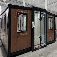 Maison conteneur extensible à double aile 3 chambres, installation rapide, construction en panneaux sandwich d'acier, garantie 5 ans - Meilleures ventes