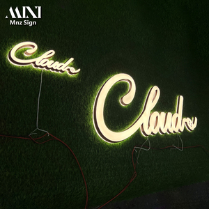 Acrylic 3D sáng tùy chỉnh-thực hiện bảng hiệu mini cửa đầu ánh sáng ngang lintel chữ kỹ thuật số không thấm nước IP65 <span class=keywords><strong>LED</strong></span> - Product Image 4