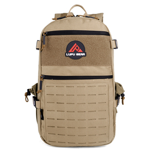 กระเป๋าเป้สะพายหลัง LUPU Tactical ขนาด 36-56 ลิตร ทำจากไนลอน ระบบ MOLLE ปิดด้วยซิป เหมาะสำหรับทุกเพศ สีฟ้า พร้อมแผ่นแปะธงชาติสหรัฐอเมริกา - Product Image 2