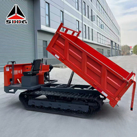 Vente directe usine – Mini-chargeuse sur chenilles diesel à déchargement automatique pour l'agriculture, 1,8 tonne, 2 tonnes