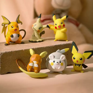 Figura de Anime 100% Original de Pokémon, Pikachu <span class=keywords><strong>Raichu</strong></span> con Ataque de Poder, Adorno Coleccionable de Escritorio, Juguete de Moda al por Mayor, Regalo - Product Image 3