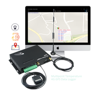 Enregistreur sans fil 4G pour véhicule lora récepteur de suivi gps multipoint température 4G GPS enregistreur de données lorawan gps tracker
