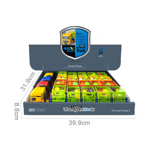 QS Nouveauté Populaire : Ensemble <span class=keywords><strong>de</strong></span> Jouets Véhicules à Friction Colorés pour Enfants – 3 Couleurs Assorties, Camions et Voitures <span class=keywords><strong>de</strong></span> Simulation Urbaine en Plastique - Product Image 6