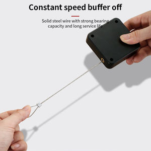 Dispositivo de cierre automático de puertas con sensor, sin perforaciones, telescópico, deslizante, venta al por mayor - Product Image 2