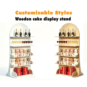 แท่นวางสินค้าไม้แบบกำหนดเองสำหรับ OEM, ชั้นวางสินค้าตั้งพื้นสำหรับร้านค้าปลีกเพื่อการ<span class=keywords><strong>ตลาด</strong></span>เชิงพาณิชย์และการจัดแสดงสินค้าภายในร้าน - Product Image 5