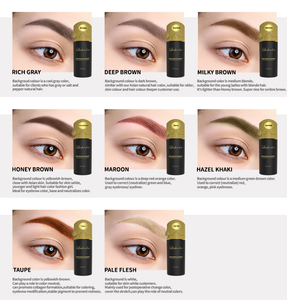 Naturaless Lushcolor 34 couleurs semi-crè<span class=keywords><strong>me</strong></span> Pigments sourcils lèvres maquillage permanent pigment Encre de tatouage microblading perma blend pigment - Product Image 3