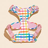 Arnés para perros OEM Aosheng de los fabricantes, conjunto de chaleco y correa suave ajustable de terciopelo para perros, arnés para perros con logotipo estampado personalizado de lujo