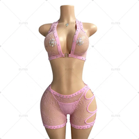 ELITES Nouveaux Vêtements de Danse Performance pour Filles avec Grands Strass SS30