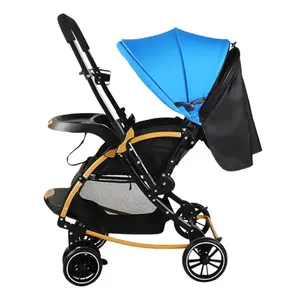 Baby Carriage Newborn Pram Luxury Two-Way Push 360 Rotate Trolley Travel Baobaohao Baby Stroller