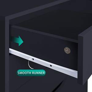 درج خزانة خزانة ملابس مع عجلات منظم تخزين حرفي كبير وحدة درج مكياج للخزانة وغرفة النوم - Product Image 3