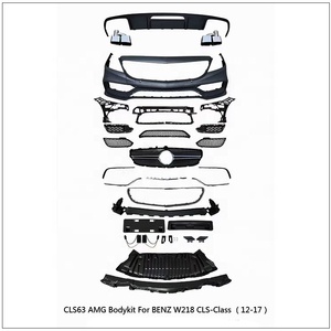 2012 2018 clsx218 w218 BodyKit Spoiler Chắn Bùn lưới tản nhiệt phía trước Bumper phía sau khuếch tán & tailpipe nâng cấp AMG 63 cho <span class=keywords><strong>Mercedes</strong></span>-Benz - Product Image 2