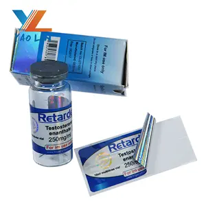 Tùy Chỉnh Steroid Hologram Vial Label Marker Và Hộp 10Ml