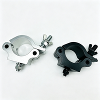 ZN08S50 Pince de fixation rapide en aluminium pour truss, compatible 44-53MM (1.73-2.09in), charge 500kg, pour éclairage de scène DJ, discothèque et événements.