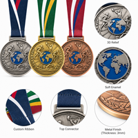Medaglie in Metallo Personalizzate con Stampa UV e Finitura Oro/Argento per Maratone, Corsa 5K/10K, Ciclismo e Sport con Tema Musicale