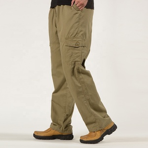 Pantalon de travail pour hommes, <span class=keywords><strong>kaki</strong></span>, coton, taille élastique, jambes droites, vêtements décontractés, <span class=keywords><strong>Cargo</strong></span>, 5xl - Product Image 2