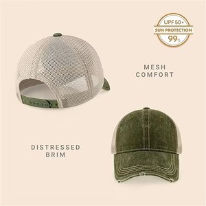 Custom High Quality 6 Panel Mesh Trucker Cap Own Logo Custom Trucker Cap Customized Blank Trucker Hat for Man - Product Image 6