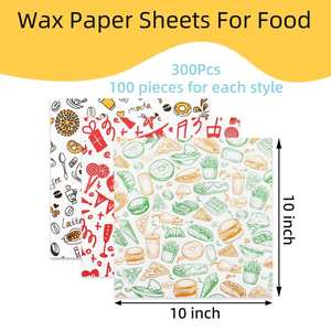 <b>Waxed</b> Sandwich Wrapping Food Packaging Hamburger Pizza Cookie Sugar Made Customized Fancy Printed Greaseproof <b>Paper</b> - Product Image 6