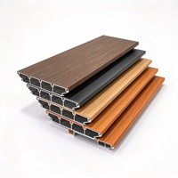 Planches de terrasse extérieures en alliage d'aluminium anodisé extrudé