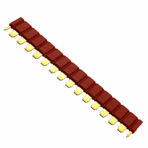 Nuevo y Original 093.16.1 Conector de Puente de 16 Vías, 36A 250V, Rojo, Accesorio para Enchufes de Relé de las Series 39 y 93, Ancho de 6.2mm - Product Image 1