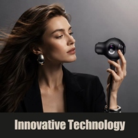 Moteur BLDC 100 000 tr/min, sèche-cheveux à ions négatifs haute vitesse 1600W avec concentrateur et diffuseur