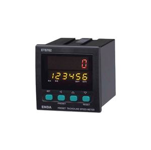 ENDA ETD01-1J1K08-15 Industrial Flow Sensor Controller <b>Panel</b> <b>Meter</b> with Relay Output for Water HVAC Process Control - Product Image 1