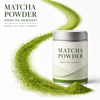 Poudre de Matcha, ingrédient de thé vert pour les boissons, les cafés, les boulangeries et les services de restauration, en boîte
