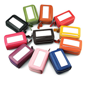 Cartera de Cuero Genuino para Mujer con Bloqueo RFID, Monedero de Cuero Real para Damas - Product Image 3