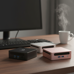 Nueva Mini PC Genmachine R7-7840u de Alto Rendimiento |   Memoria RAM DDR5 de 16 GB, USB4, Ethernet de 2.5G, Chasis Metálico, 8 Núcleos, Mini-29 para Juegos y Oficina - Product Image 1