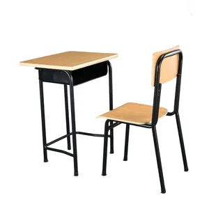 Wholesale Suppliers Primary School Furniture Great Wood Table Chair Desk For Child Student